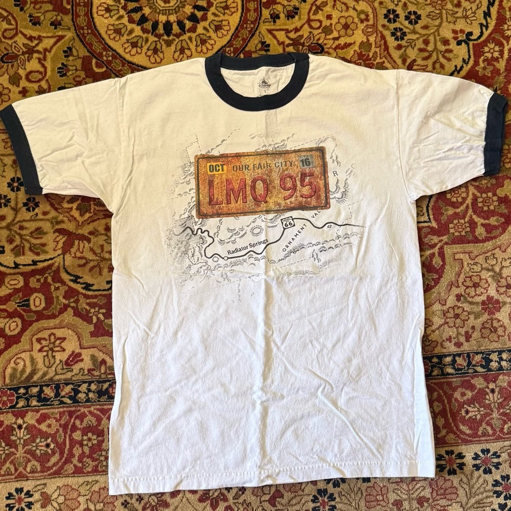 Disney Cars Graphic T-Shirt with Trim - L
